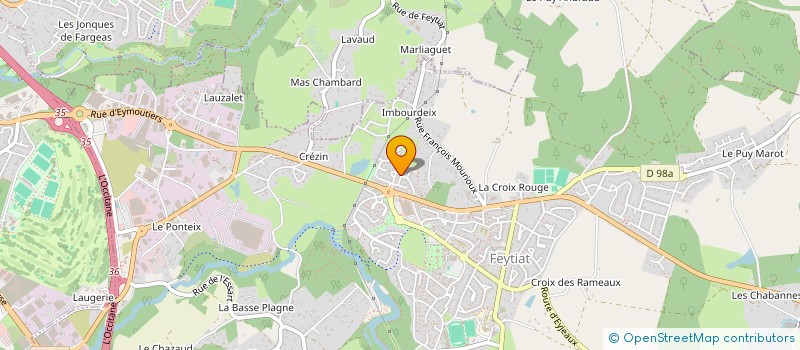 localisation de l'entreprise VARNIER à FEYTIAT