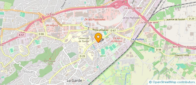 localisation de l'entreprise VAROISE DE DEFENSE DE LA FAMILLE à LA GARDE