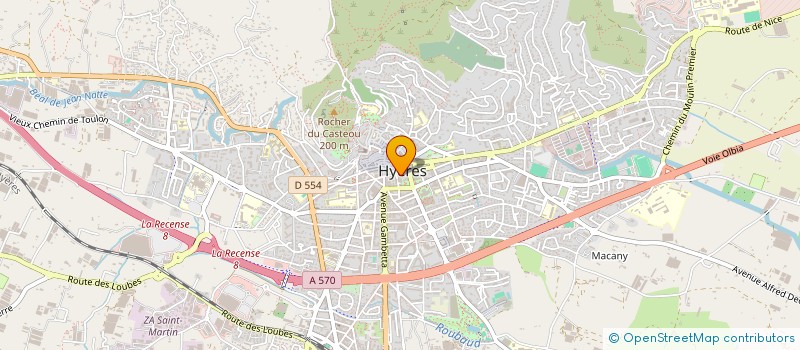 localisation de l'entreprise VAROISE DES SPORTS DE GLACE à HYERES