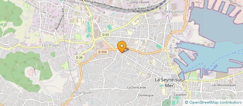 localisation de l'entreprise VAROISE POUR L'AIDE ET LES SOINS  LA SEYNE-SUR-MER