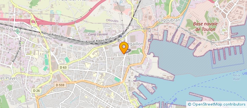 localisation de l'entreprise VAROISE POUR LA PROMOTION COIFFURE  LA SEYNE-SUR-MER