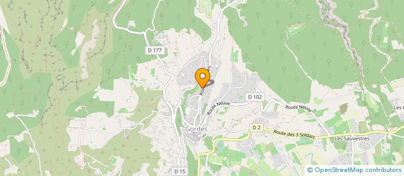 localisation de l'entreprise VARONE  GORDES