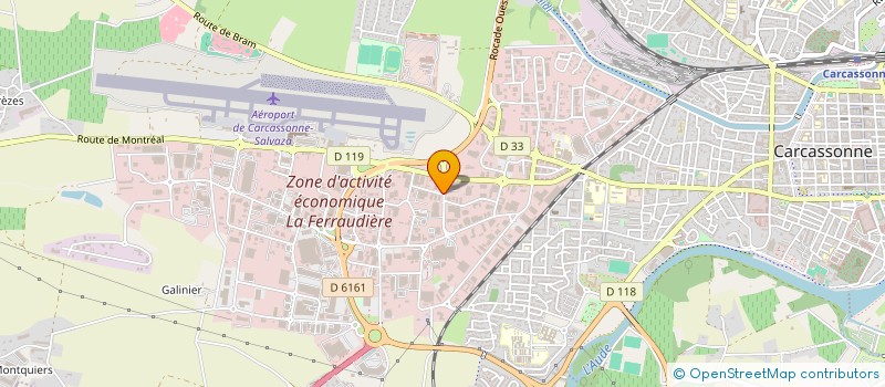 localisation de l'entreprise VAROQUIER CHOBRIAT IMMOBILIER à CARCASSONNE