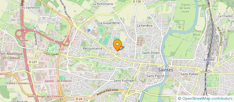 localisation de l'entreprise VAROTOMA  SAINTES