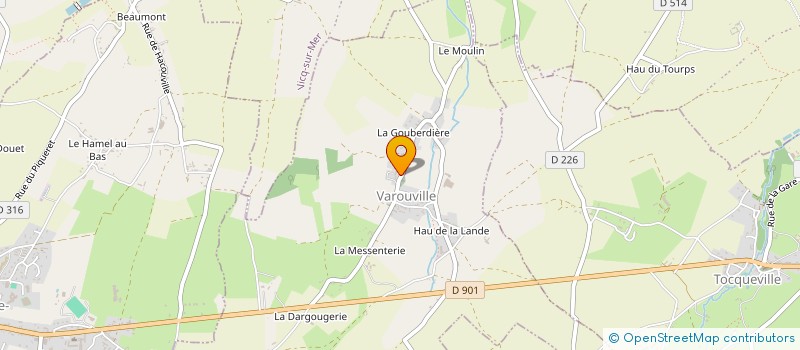 localisation de l'entreprise VAROUVILLE NATURE ET PATRIMOINE  VAROUVILLE