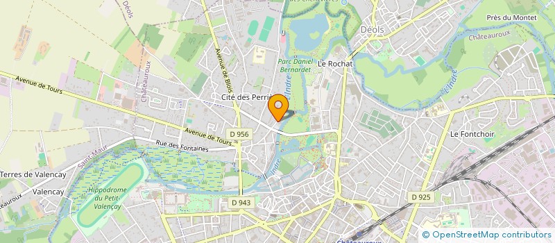 localisation de l'entreprise VARRAT  CHATEAUROUX