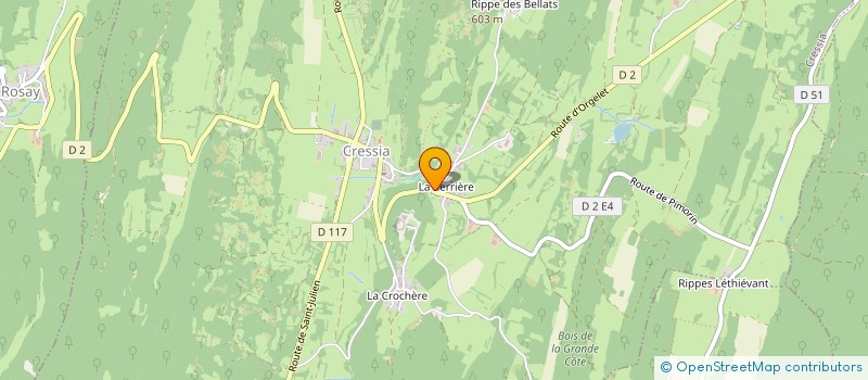 localisation de l'entreprise VARROT  CRESSIA