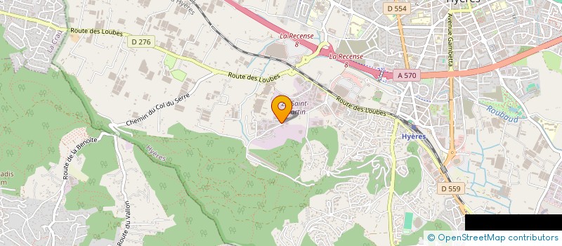 localisation de l'entreprise VARS à HYERES