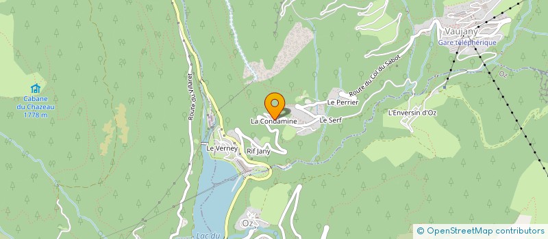 localisation de l'entreprise VARS IMMO  VAUJANY