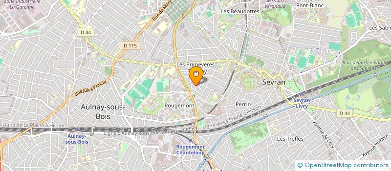 localisation de l'entreprise VARSHA NETTOYAGE à SEVRAN