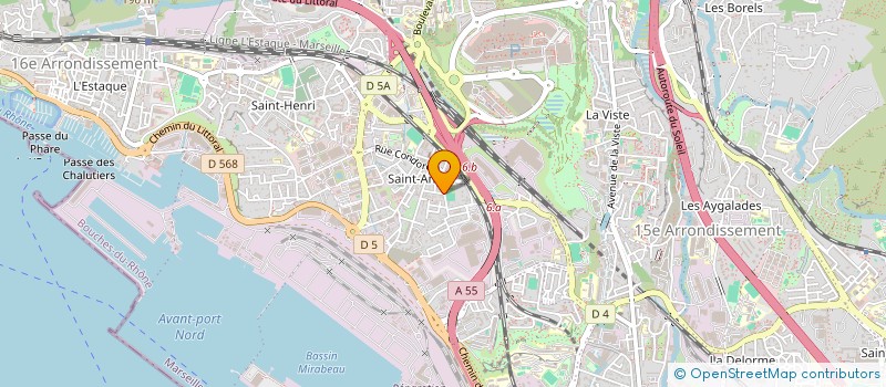 localisation de l'entreprise VARSOVIE A B à MARSEILLE