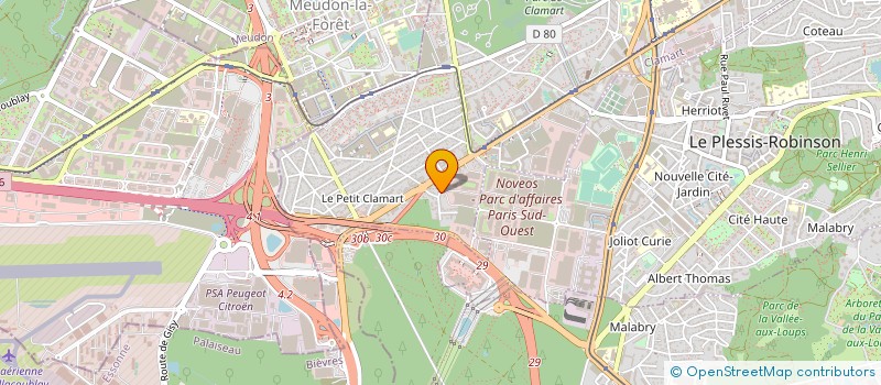 localisation de l'entreprise VARTAN à CLAMART