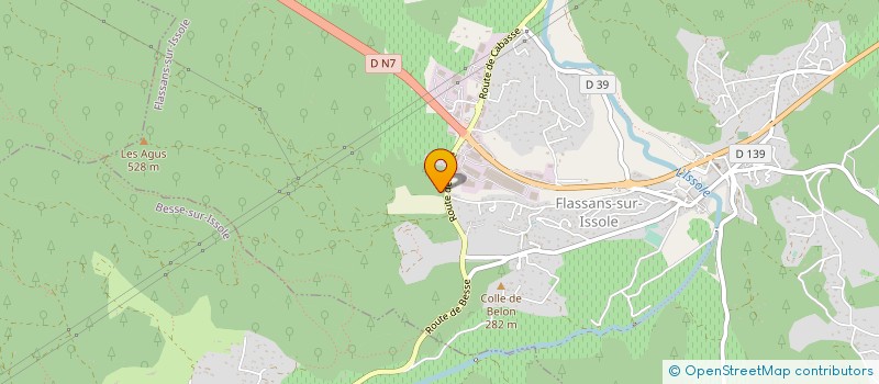 localisation de l'entreprise VARTECH  FLASSANS-SUR-ISSOLE