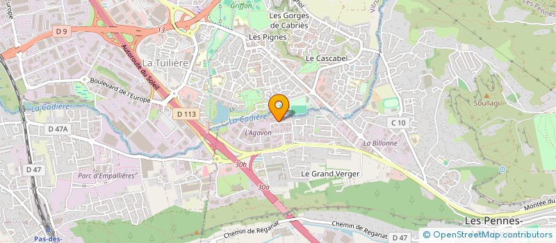 localisation de l'entreprise VARTO à LES PENNES-MIRABEAU