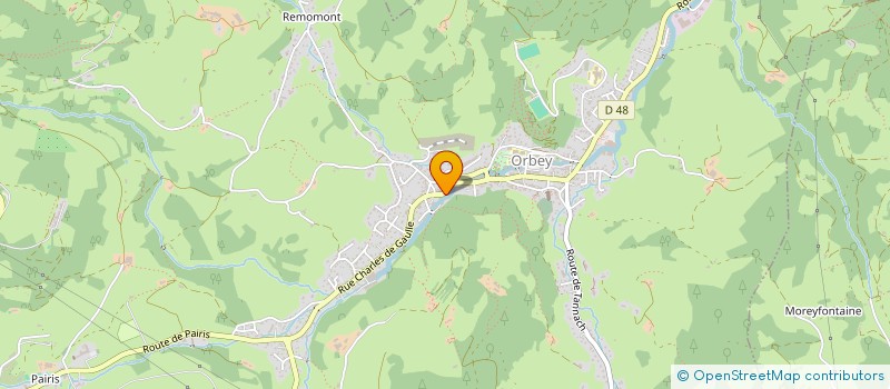 localisation de l'entreprise VARTY'SHOP  ORBEY