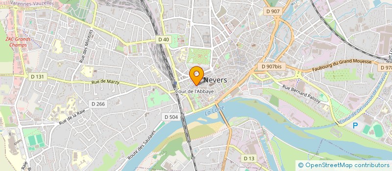 localisation de l'entreprise VARVAU à NEVERS