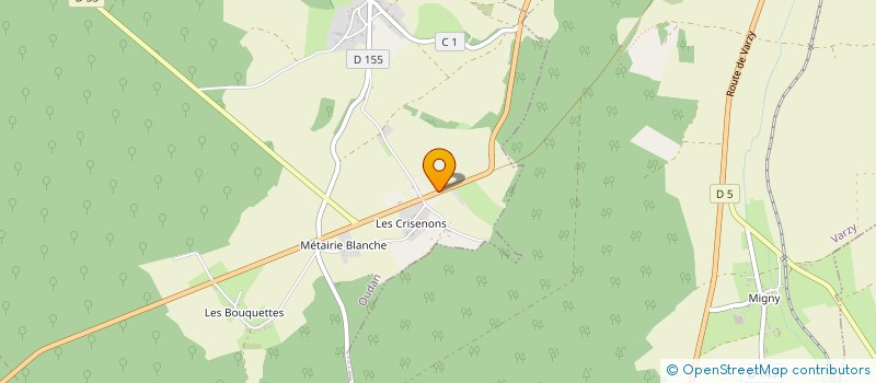 localisation de l'entreprise VARZY BRICO à VARZY