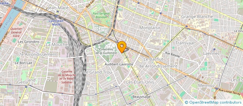 localisation de l'entreprise VAS AUTO  LYON