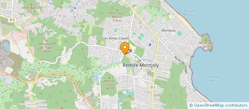 localisation de l'entreprise VAS TI FE COURI AREDJI  REMIRE-MONTJOLY