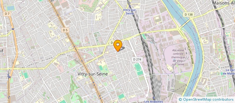 localisation de l'entreprise VAS-Y-SIMONE à VITRY-SUR-SEINE