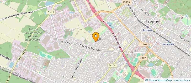 localisation de l'entreprise VASA à TAVERNY