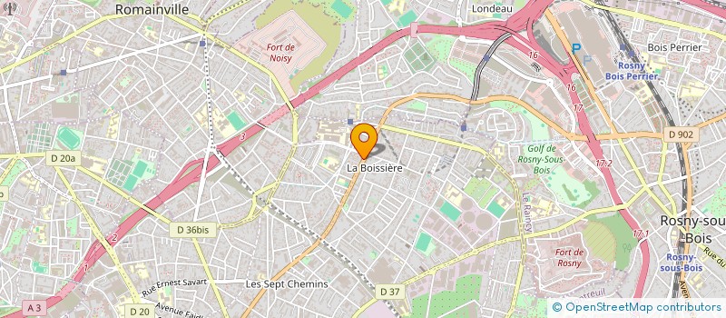 localisation de l'entreprise VASANTHAM à MONTREUIL