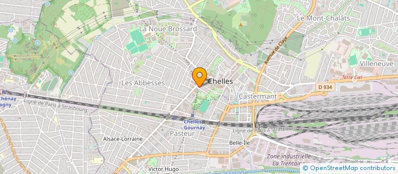 localisation de l'entreprise VASC à CHELLES