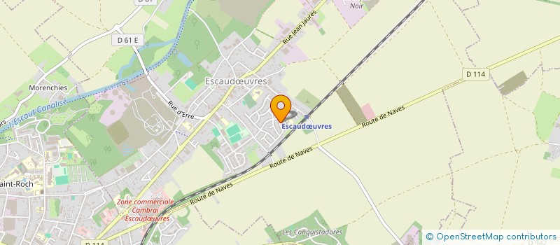 localisation de l'entreprise VASCO  ESCAUDUVRES