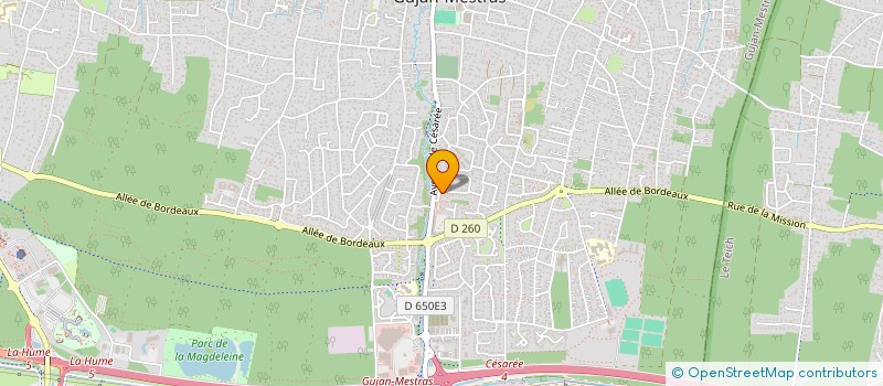 localisation de l'entreprise VASCO ACTL  GUJAN-MESTRAS