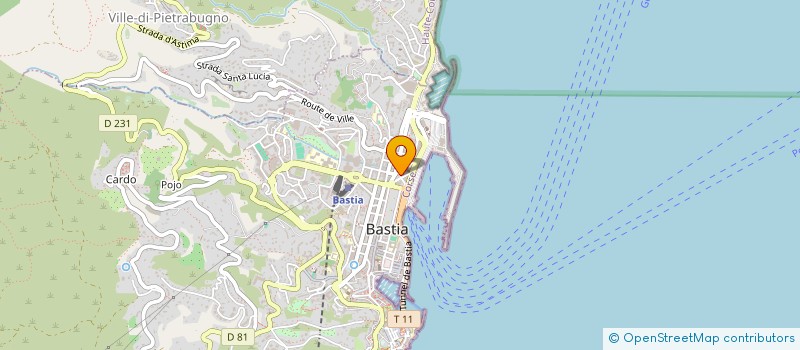 localisation de l'entreprise VASCO DA GAMA à BASTIA