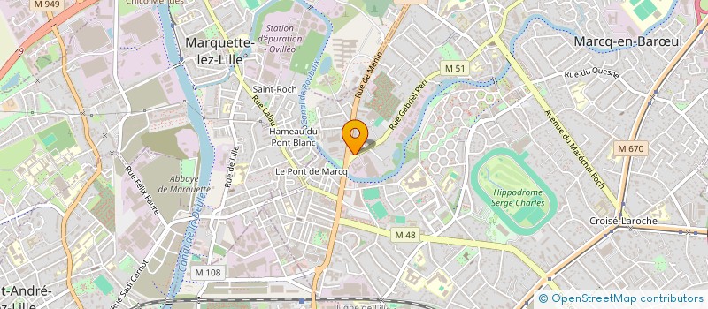 localisation de l'entreprise VASCO  DEGAMA à MARCQ-EN-BARŒUL