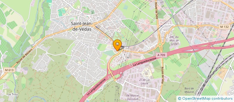 localisation de l'entreprise VASCU 34  SAINT-JEAN-DE-VEDAS