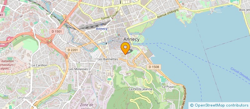 localisation de l'entreprise VASCULAC à ANNECY