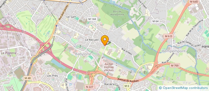 localisation de l'entreprise VASCULILLE  VILLENEUVE-D'ASCQ