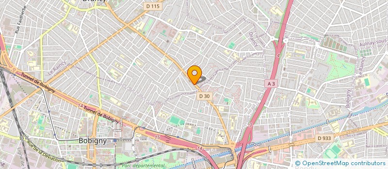 localisation de l'entreprise VASE à DRANCY