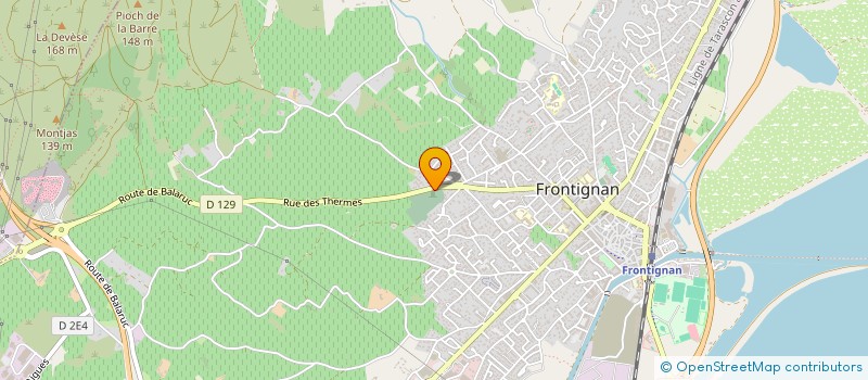 localisation de l'entreprise VASI-JV à FRONTIGNAN