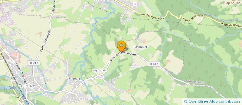 localisation de l'entreprise VASILE  COARRAZE