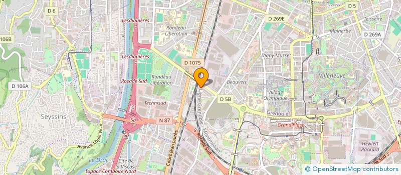 localisation de l'entreprise VASP à GRENOBLE