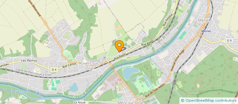 localisation de l'entreprise VASPAD  AUVERS-SUR-OISE