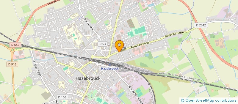 localisation de l'entreprise VASS IMMO FLANDRES  HAZEBROUCK