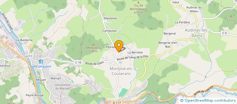 localisation de l'entreprise VASSALORIA à MONTJOIE-EN-COUSERANS