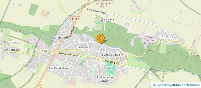 localisation de l'entreprise VASSAUX HOLDING  LIMOURS