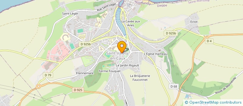 localisation de l'entreprise VASSE DEHONDT  SAINT-VALERY-EN-CAUX