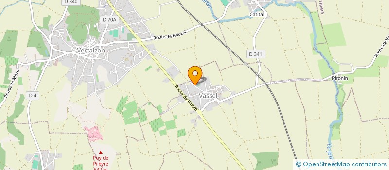 localisation de l'entreprise VASSEL EN FETE  VASSEL