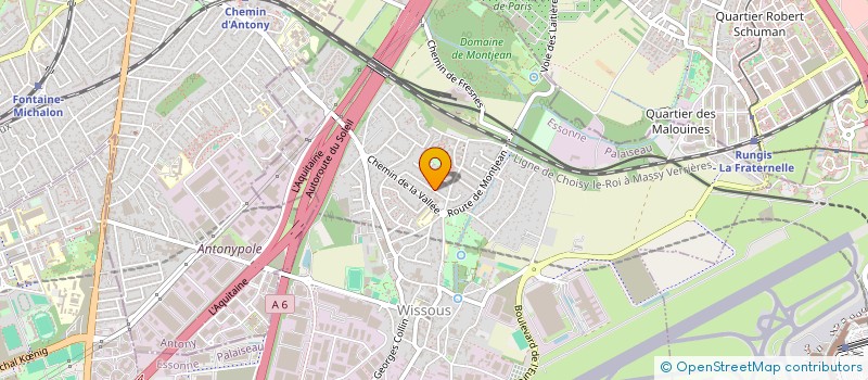 localisation de l'entreprise VASSEL PLOMBERIE  WISSOUS