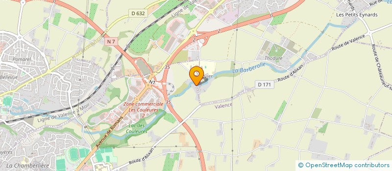 localisation de l'entreprise VASSELEC à VALENCE
