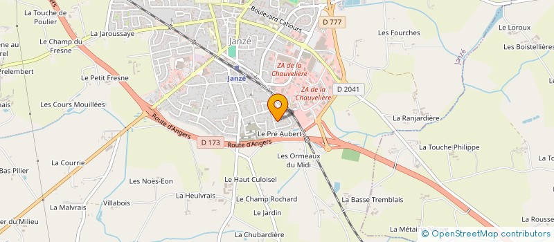 localisation de l'entreprise VASSELOT  PIRE-CHANCE