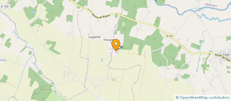 localisation de l'entreprise VASSEUR  RIBERAC