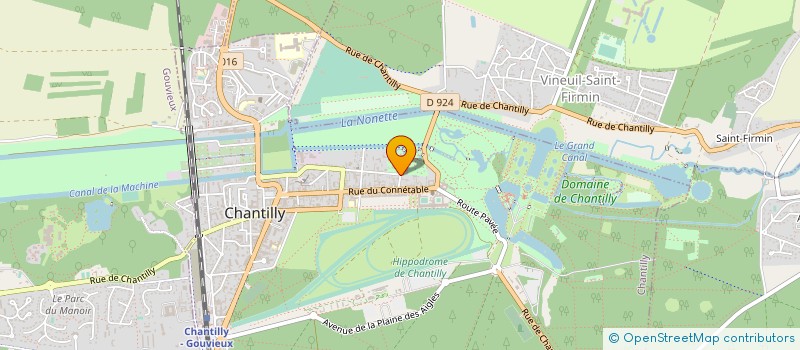 localisation de l'entreprise VASSEUR  CHANTILLY