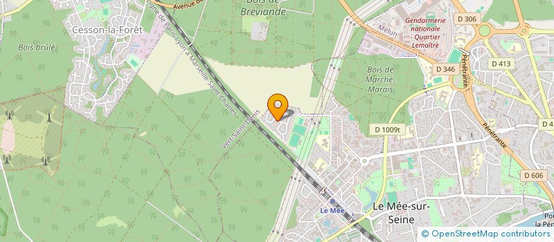 localisation de l'entreprise VASSEUR  LE MEE-SUR-SEINE